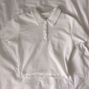 Collared crop top from SHEIN